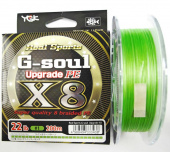 Плетёный шнур YGK New G-Soul X8 Upgrade 150м, 200м